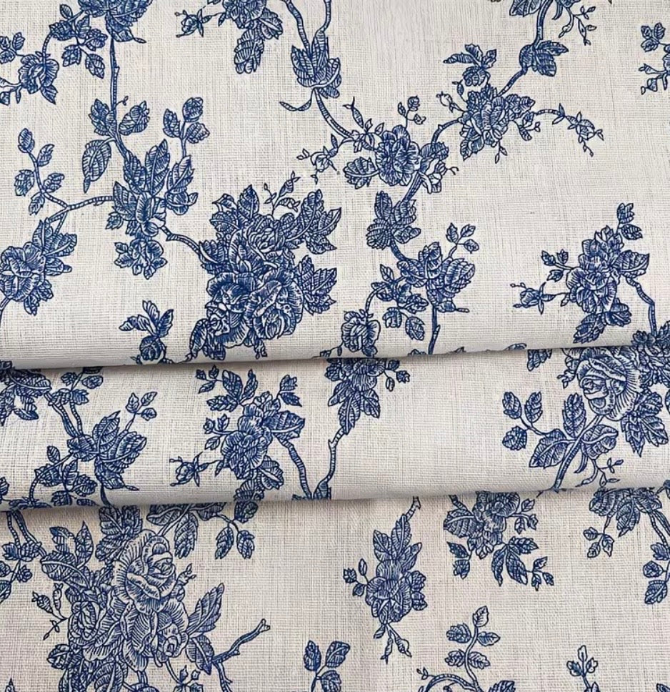 Beige Blue Floral. Makeup Bag.     (😄. Uk. FREE DELIVERY)