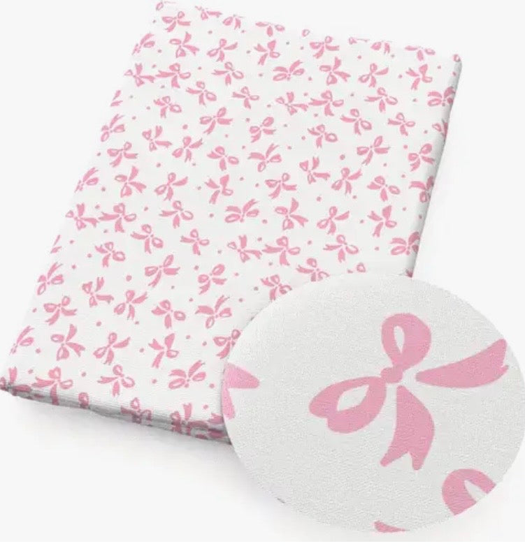 White Pink Bow. Wristlet.        (😄. Uk. FREE DELIVERY)