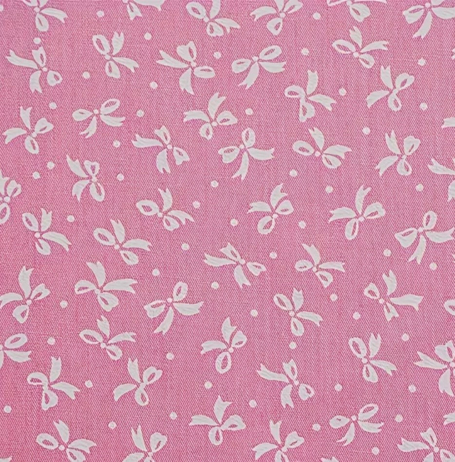 Pink White Bow. Wristlet.     (😄. Uk. FREE DELIVERY)