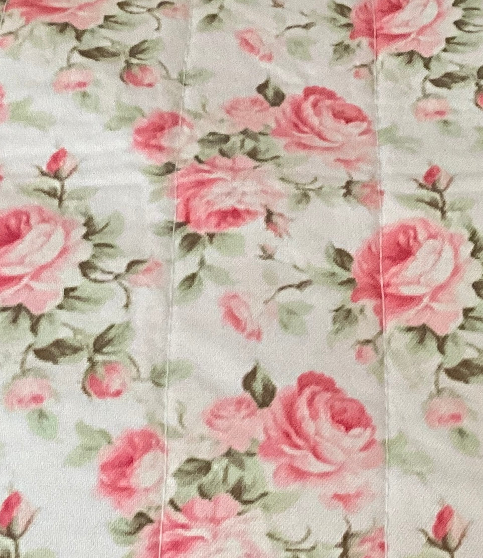 Peach Roses. Coin purse. (Free UK Delivery)