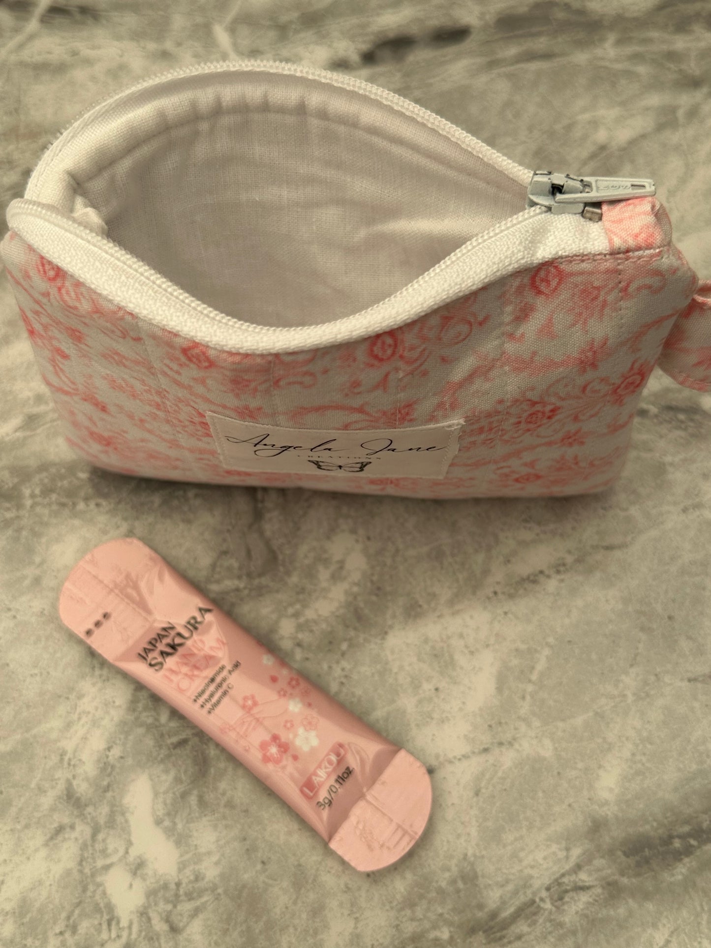 Vintage Peach. Coin Purse.        (😄. Uk. FREE DELIVERY)