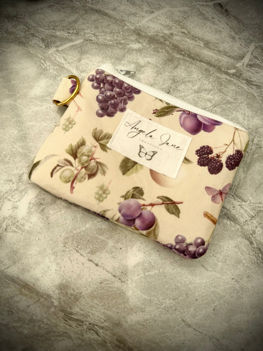 Grape Vine. Coin Purse.       (😄. Uk. FREE DELIVERY)