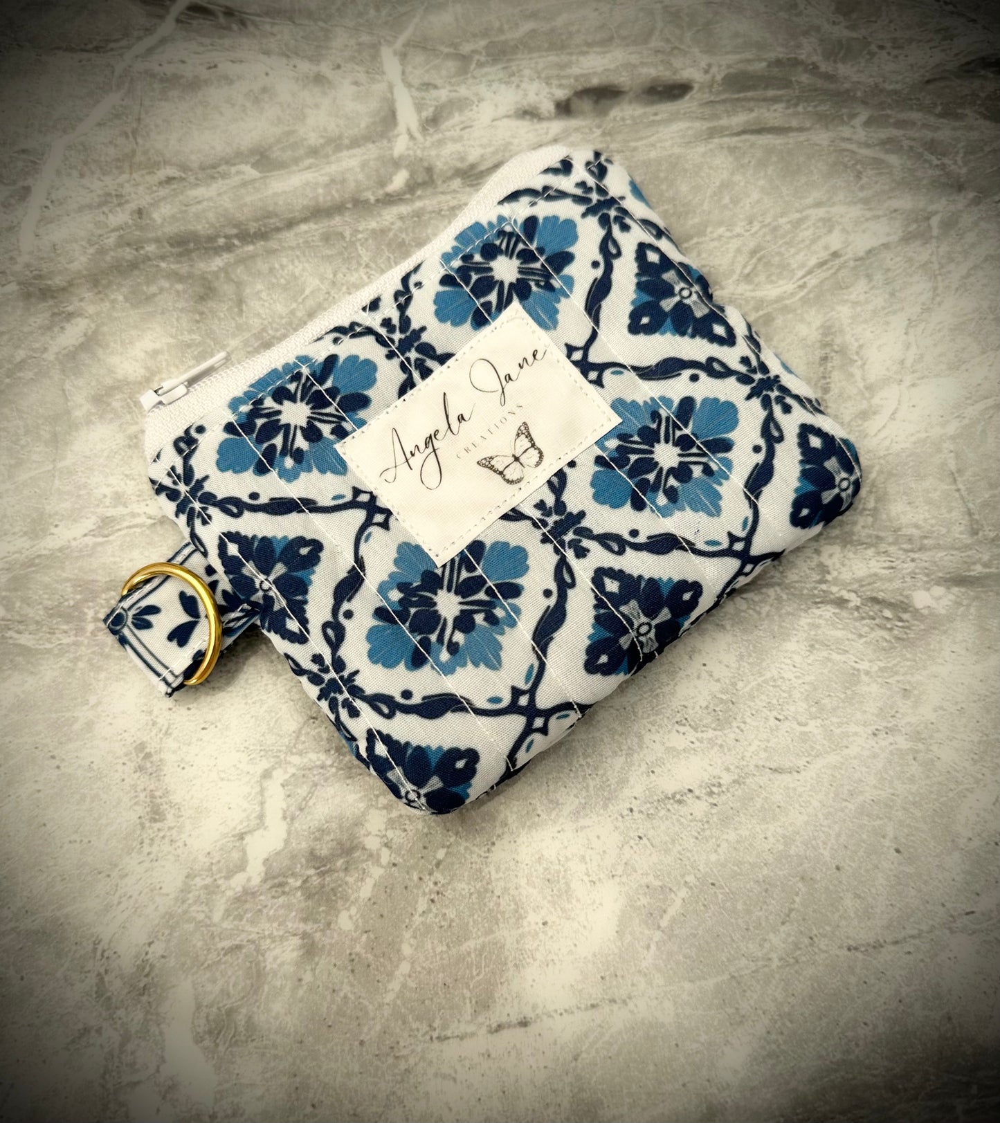 Blue Diamond.  Coin Purse.           (😄. Uk. FREE DELIVERY)